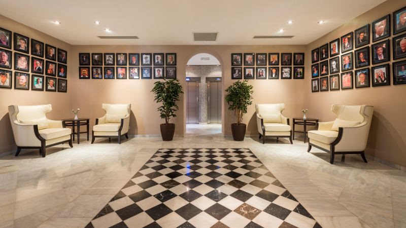 Hall of Fame at The Rock 4 star hotel in Gibraltar